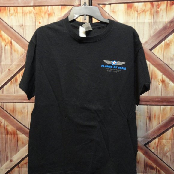 WWII Fighter Planes Graphic T~Planes of Fame museum~Great looking~milita… - Picture 3 of 4